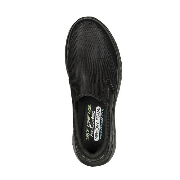 NIB Skechers Mens Relaxed Fit Equalizer 5.0 Persistable Slip On Black Shoes 9.5 - Picture 8 of 9